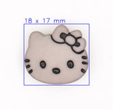 Beige Hello Kitty Knoop 18x17mm Knopen KNP00049